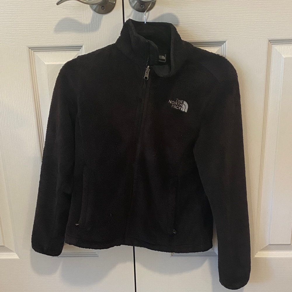 The North Face Black Plush Full-Zip Fleece Jacket
